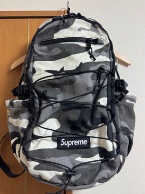Supreme Snow Camo Logo Backpack SS25
